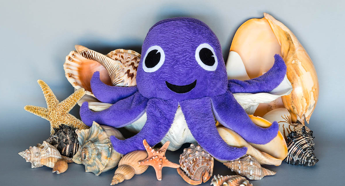 glow squid stuffed animal